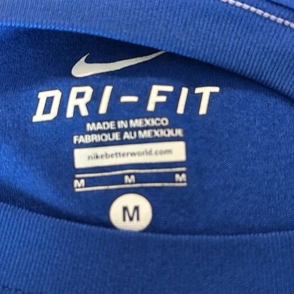 Nike Blue Short Sleeve Dri-FIT Tee - Picture 5 of 6